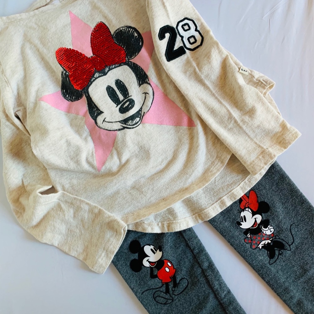 Gap EUC Minney and Mickey outfit